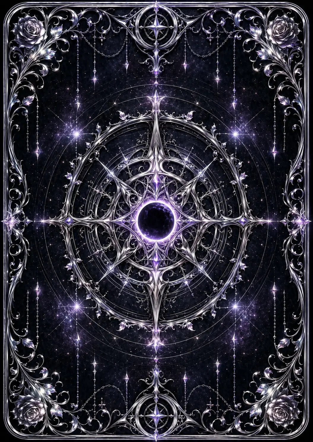 platinum Karta Tenebris card back