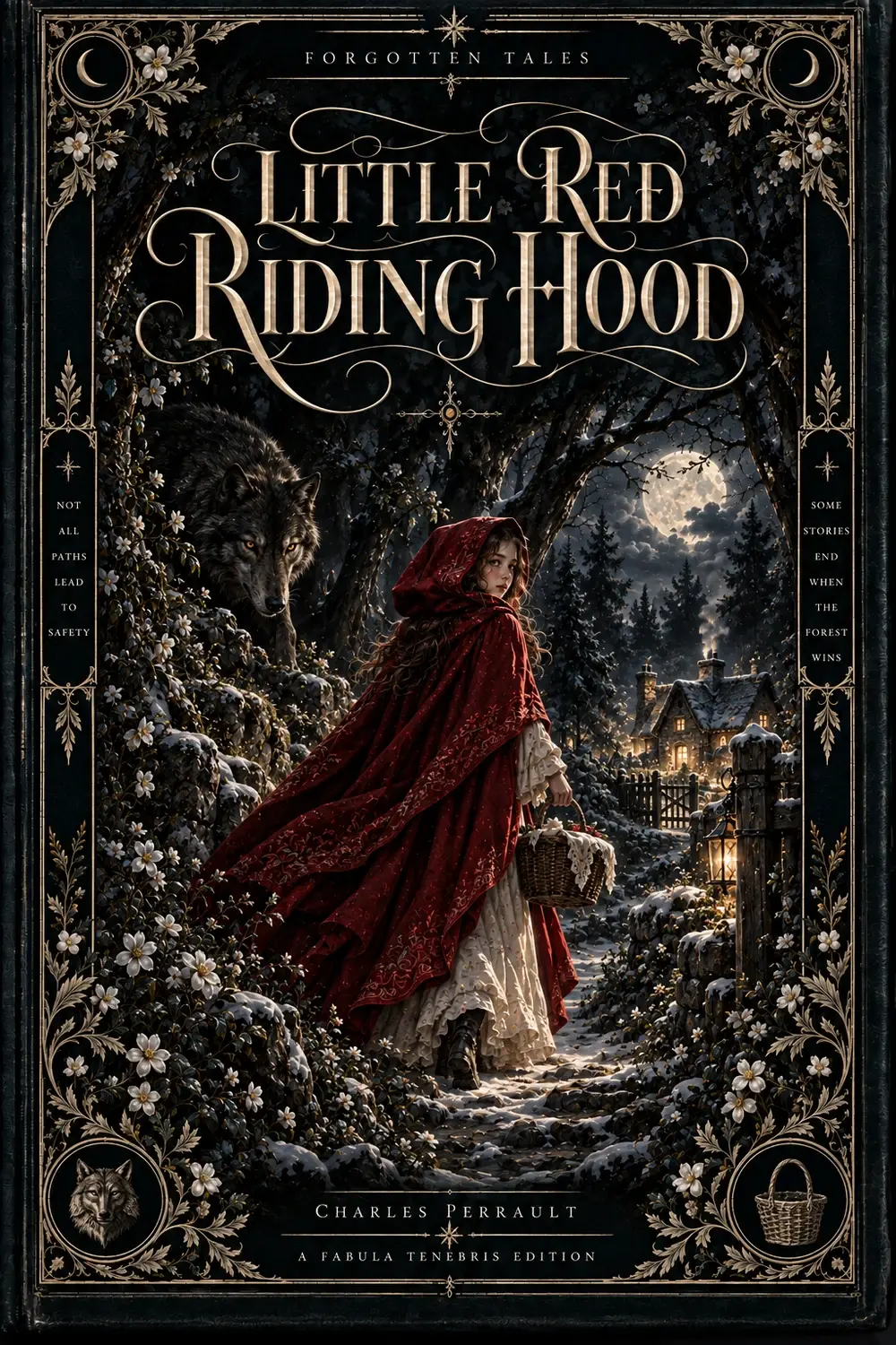 Little Red Riding Hood, an illustrated Fabula Tenebris book cover
