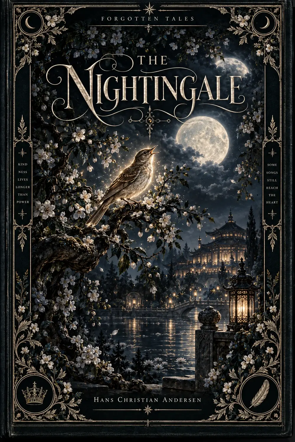 The Nightingale, an illustrated Fabula Tenebris book cover