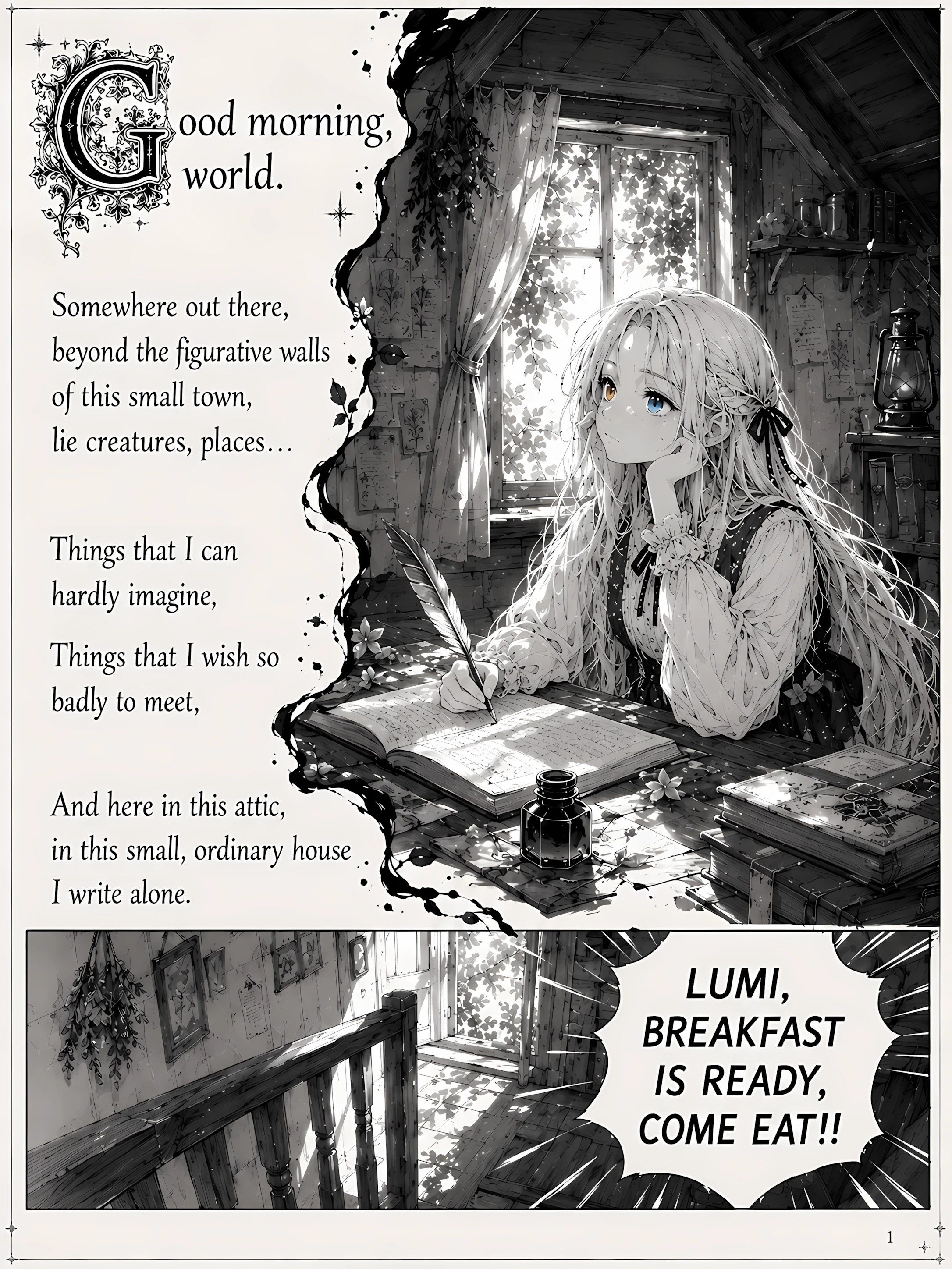 Tenebralis Chapter 1 illustrated story page 1 of 16